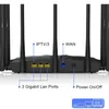 Routers Tenda AC23 Gigabit DualBand AC2100 Wireless Router Wifi Repeater 76dBi Gain Antennas Wider Coverage Easy Setup Chinese Version 221103