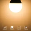Colore arancione IP42 LED Sensore di luce Lampadina E27 8W AC 220V 110V Dusk To Dawn Day Night Lampada per illuminazione domestica