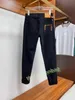 Высококачественные дизайнерские мужские джинсы Модные джинсыОдежда Дизайнерские штаны Черные синие мужские узкие джинсовые прямые байкерские джинсы в стиле хип-хоп