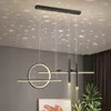 Pendant Lamps 2022 Nordic Starry Light Modern Luxury Dining Room Lamp Creative Decorative Table Chandelier Multi-mode Hanging Lighting