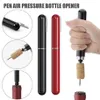 Portable Air Pump Wine Bottle Opener Safe Pin Cork Remover Bar Tools Air Pressure Bottles Corkscrew Kitchen Gadgets Accessories bb1103