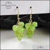 Stud Stud South Korea Creative Fresh Small Grape Eardrop Ladies Cute Fashion Earrings 2021 Jewelry Drop Delivery 2022 Dhzuj