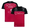 F1 Driver T-Shirt Men e feminina Team Racing Suit de manga curta Macaros de carro de camisa de lapela de lapela PLUS PLUS SIZER PODE SER CULTA 48E4