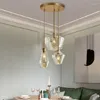 Pendant Lamps Modern Simple Lights Nordic Cognac Glass Hanging Living Room Dining Lamp Bedroom Bedside Led Lighting Home Decor