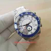 JF Maker Mens Watch Super Quality Cal.4161 Движение наблюдает 44 мм 116680 хронограф Workin Ceramic Bezel904L Стальные механические автоматические мужские наручные часы