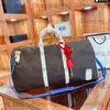 Gardez 45 55 VIRGIL Duffel Bag X Yayoi Kusama Mens Sports Travel Grandes fleurs psychédéliques Capacité Sacs à main oxydés Designer Lugga227L