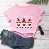 Valentines Day Gnomes T-shirt Cute Womens T Shirt Colorful Shirs Trendy Tee Women