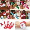 Party Favor Kerstarmband Decoratie Pols Decor Kloppen Cirkel Kerst Kinderen Cadeau Nieuwjaar Kinderfeest Speelgoed