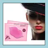 Other Skin Care Tools Crystal Collagen Lip Mask Pads For Lipes Moisturizing Exfoliating Lips Plumper Pump Essentials Care 50Pcs Drop Dhc6G