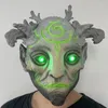 Boinas 2022 Halloween Elf Green Man Man Latex Cosplay Misquief God Costume Party Festa de Props Masquerade the S1S9