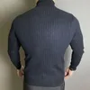 Men's Sweaters Stylish Men Knitwear Washable Pure Color Knitting Pullover Sweater Loose Skin-touch Base For Daily Wear