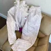 여성 투피스 바지 캐주얼 정장 디자이너 후드 재킷 캡슐 컬렉션 패션 가역 전체 FF 패션 긴 소매 재킷 바지 E99