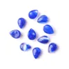 WOJIAER Small Natural GemStone Crystal Cabochon Teardrop Clear CAB Beads No Hole for Jewelry Making DIY Pendant Ring BZ909