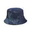 Berets DIY Logo Eimer Hut Frauen Sommer Hüte und Kappen Gewaschen Denim Hip Hop Solide Breite Krempe Baumwolle Strand Custom