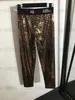 High End Womens Pants Sets Brand Designer Långärmad tröja Set Letter Ribbon midjor paljetterade pläd midja långärmad blås xyz2023