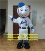 Sr. Met Mrmet Baseball Mascot Figurino adulto Caracteres de desenhos animados Imagem corporativa Film de tamanho grande ZZ7860