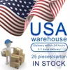 US Warehouse Sublimatie Blanks Mokken 20oz RVS Rechte Tumblers Blank Wit met Deksels en Stro Warmteoverdracht Bekers Waterflessen 25/50 stuks/doos SS1103