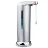 Lagringsflaskor Rostfritt st￥l Intelligent induktion Infrar￶d sensor Touchless Soap Dispenser E65F