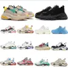 2022 Designer Direct Paris Triple -S Casual Papa Chaussures Surdimensionnées Hommes Femmes Track Triple S Noir Blanc Gym Rouge Gris Plate-Forme Amoureux