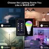 MOESTuya Smart APP Telecomando ZigBee Smart LED Lampadina E27 Dimmerabile RGB Colore Bianco Lampada 806Lm Alexa Google Home Voice Con8369048