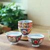 Miski japońska ręcznie malowana miska ramen gospodarstwa domowego zupa ryżowa dorzecza retro ceramiczne zastawa stołowa dostawa łyżki kuchennej