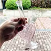 Aşk Kalp Şeklinde Duman Cam Sigara Silah Hookah Bong Petrol Matkap Dab Rig Hay Vap Bong Sigara Aksesuarları