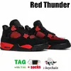 Tamaño grande 36-50 Zapatos de baloncesto para hombre 4 Jumpman 4s Fire Red Thunder University Blue Lightning Black Cat Zapatillas deportivas para mujer us 14 15 16