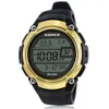 Orologi da polso GOLDEN Orologi da uomo Nottilucenti Multifunzione Moda Sport Worldtime Fuso orario multiplo Digital Reloj Nuoto Immersioni GA