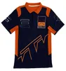 2021-F1 tuta da corsa a maniche corte serie Ricciardo squadra uniforme poliestere ad asciugatura rapida T-shirt girocollo può essere personalizzata