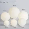 Bordslampor Modern LED Ball Desk Lamp 15cm 20 cm 25cm Globe Milk White Round Glass Shade Dioscuri Parete Soffitto