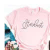 Stardust-Camiseta divertida e informal para mujer, camiseta Hipster, Na-197