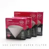 Kaffefilter Hario V60 01 02 Räkna espresso naturligt papper för 4 koppar barista dropp Japan importerad