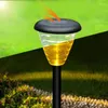 Solar LED Lawn Light Outdoor Waterproof RGB Color Changing Pathway Lamp Decor för trädgårdslandskap Begravd gårdsbelysning