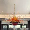 Hangende lampen 32 bij 20 inch American gebrandschilderd glas kroonluchters