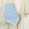Одеяла пеленание детская вязаная хлопчатобумажная коляска для кролика ежемесячно младенческая пленка супер мягкая рожденная бибесная камешка