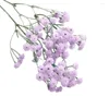 Decorative Flowers Artificial For Living Room Decor Baby's Breath Fake Silk Floral Plant Home Wedding Bouquet Party Decoration Supplies