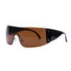 Sunglasses Punk One Piece 2000'S Women Designer Sun Glasses UV400 Unisex Shades Eyewear Fashion Y2k Eyeglasses228W