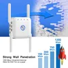 Routers 5g WiFi Repeater Router Signal Wifi Amplifier Extender 1200Ms Wi fi Booster 24G 5 Ghz Long Range Wireless 221103