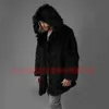 Erkekler kürk sahte yeni ceket orta uzun zamanlı eğlence takıntısı imitasyon moda kapşonlu kollu palto üstleri t221102