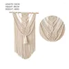 Decorative Figurines Macrame Woven Wall Hanging Bohemian Tapestry Cotton Tassels Exotic Wind Home Decoration Pendant