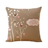Kissen 44 44 cm Bezug für Sofa, Couch, rosa, dekorative Hüllen ohne Füllung, Weihnachtsdekoration