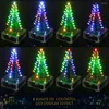 Decorazioni natalizie fai-da-te colorate facili da realizzare albero in acrilico leggero a LED con modulo di kit di apprendimento elettronico musicale