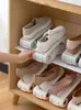 Clothing Storage Space Saving Plastic Shoe Cabinet Partition Double-layer Support Rack Collection Box