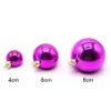 6cm Sublimation Christmas Ball Ornaments Shatterproof Xmas Tree DIY Ornaments Blanks Colorful Hanging for Party Decoration Crafts 6 Colors bulb