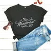 Wanderlust shirt aankomst zomer grappig t vakantie reizen vavay modus shirts r276