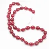 Choker Natural Stone Crystal Beads Chain Necklace Irregular Red Rubys Jades Necklaces 9-11mm Collars Decoration Jewelry 18" A833