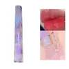 Lip Gloss 6 Cores Vidro de água transparente 10g TEXTURA suave Mini maquiagem espelho para menina