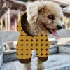 PET Jacquard Coat Apparel Marka Zwierzęta z kapturem kurtki z kapturem psy ciepłe kurtki z odzieży zewnętrznej dwustronne