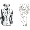 メンズスーツオフィススーツセット男性用シングル胸3個ブレザージャケットパンツベスト最新スタイルの結婚式パーティービジネスワークウェア