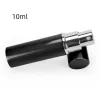 Mini flacon pulvérisateur Portable noir, 5ML, 10ML, vide, rechargeable, atomiseur de parfum, accessoires de voyage, 100 pièces